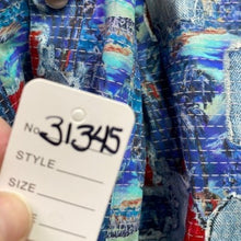 Load image into Gallery viewer, NOVA MEN Jacket Mens 2XL Patchwork Abstract Buttons Grunge Outdoors Streetwear
