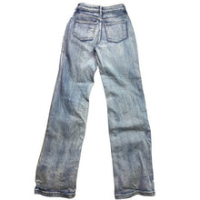 Load image into Gallery viewer, Fashion Nova Jeans Womens 0 Silver Metallic Distressed Punk Grunge Streetwear
