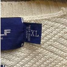 Load image into Gallery viewer, Ralph Lauren Sweater Vest Mens Extra Large Ivory Textured Silk Blend Academia
