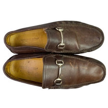 Load image into Gallery viewer, Saks Fifth Avenue Loafers Mens 10.5M Brown Leather Bit Shoes Career Everyday
