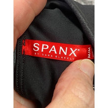 Load image into Gallery viewer, SPANX Womens Medium Faux Leather Moto Black Work Out Athletic Athleisure
