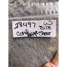 Load image into Gallery viewer, Cabi Blouse Womens Large Button Down Silk Tunic High Low Hem Geometric Sheer
