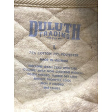 Load image into Gallery viewer, Duluth Trading Shirt Womens Large Quilted Pullover Cowl Neck Campcore Outdoors
