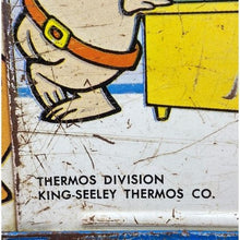 Load image into Gallery viewer, Vintage 1971 Hanna Barbera Hair Bear Bunch Lunchbox &amp; Thermos Cartoon

