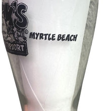 Load image into Gallery viewer, Dicks Last Resort Beer Glass Myrtle Beach Big-Ass Pilsner Glass Souvenir 8.5in
