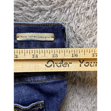 Load image into Gallery viewer, Anthropologie Pilcro Jeans Womens 30 Button High Rise Denim Front Pockets Blue
