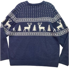 Load image into Gallery viewer, Old Navy Sweater Mens Large Christmas AOP Wrap Around Festival Fair Isle
