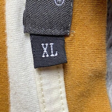 Load image into Gallery viewer, Armani Exchange Shirt Womens Extra Large Gold White Striped Academia Casual
