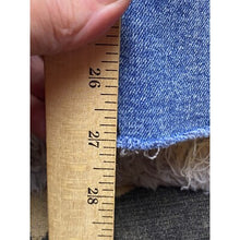 Load image into Gallery viewer, Free People Jeans Womens 27 (30x27) Blue Curvy Frayed Cuff-Off Raw Hem Cuff
