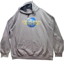 Load image into Gallery viewer, Universal Orlando Resort Hoodie Pullover Gray Stripe Grunge Vacation Streetwear
