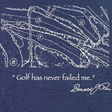 Load image into Gallery viewer, Donald Ross Shirt Mens Small Golf Spell Out Athletic Athleisure Performance
