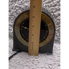 Load image into Gallery viewer, Vintage Art Deco Westclox Silent Knight Electric Alarm Clock Metal Untested
