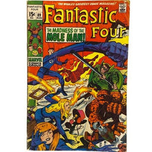 Load image into Gallery viewer, 1969 Fantastic Four #89 Comic Book Marvel Comics Silver Age Vintage

