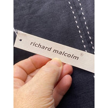 Load image into Gallery viewer, Vintage Richard Malcolm Skirt Womens Size 8 Linen Pencil Side Zipper Black NWT
