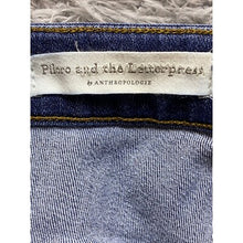 Load image into Gallery viewer, Anthropologie Pilcro Jeans Womens 30 Button High Rise Denim Front Pockets Blue
