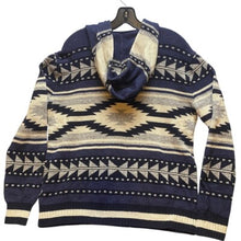 Load image into Gallery viewer, American Eagle Sweater Adult Medium Aztec Pullover Hoodie Southwestern Mens
