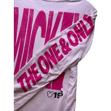 Load image into Gallery viewer, Mickey Mouse Shirt Mens Medium Large Spell Out Sleeve Hit Disney Cartoon
