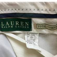 Load image into Gallery viewer, Ralph Lauren Pants Mens 40x30 Khaki Wool Preppy Academia Career Office Everyday
