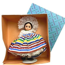 Load image into Gallery viewer, Vintage Madame Alexander Doll Mexico 520 Original Box Strung Sleepy Eyes
