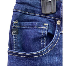 Load image into Gallery viewer, Kancan Jeans Womens 11/29 Frayed Hem Logo Normalcore Preppy Academia Festival
