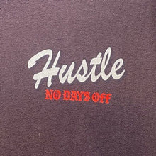 Load image into Gallery viewer, Hustle No Days Off Shirt Mens Extra Large Brown Skeleton Spell Out Streetwear
