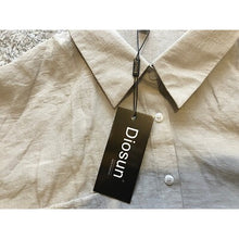 Load image into Gallery viewer, Diosun Shirt Womens Extra Large Oversized Button-Down Rayon Boxy Flowy Beach NWT
