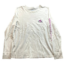 Load image into Gallery viewer, Vineyard Vines Shirt Mens Medium Long Sleeve Spell Out Sleeve Hit Academia
