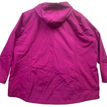 Load image into Gallery viewer, ZeroXposur Jacket Womens 3XL Sugar Plum Softshell Fleece Hooded Full Zip
