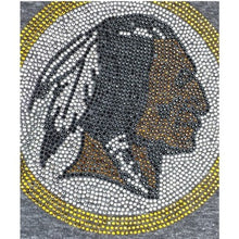Load image into Gallery viewer, Washington Redskins Shirt Womens Medium NFL Football Beaded Spell Out Athleisure
