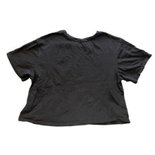 Load image into Gallery viewer, Pretty Rebel Shirt Womens Extra Large Cropped  Kindness Butterfly Moon Black
