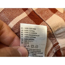 Load image into Gallery viewer, Brixton Shirt Womens Small Flannel Jacket Plaid Button Up Long Sleeve Orange
