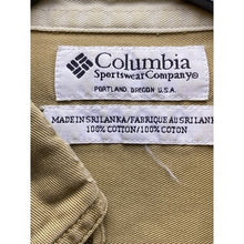 Load image into Gallery viewer, Columbia Shirt Mens 2XL Tan Workwear Rugged Gorpcore Outdoors Button Down

