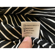 Load image into Gallery viewer, Merokeety Shirt Womens Small Striped Puff Sleeve Square Neck Baby Doll Tee NWT
