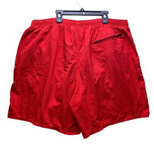 Load image into Gallery viewer, Speedo Shorts Mens Extra Large Swim Trunks Red Nylon Elastic Drawstring Lined
