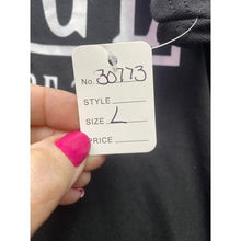 Load image into Gallery viewer, Savage Shirt Mens Large Black Spell Out Rose Grunge Everyday Streetwear
