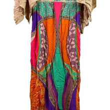 Load image into Gallery viewer, Flying Tomato Dress Womens Medium Bohemian Maxi Embroidered Colorful 54" Long
