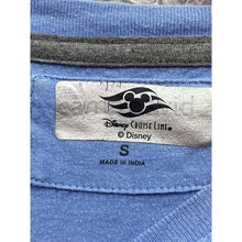 Load image into Gallery viewer, Disney Cruise Line Shirt Mens Small Mickey Mouse Velvet Sailor Nautical Anchor
