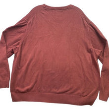 Load image into Gallery viewer, Duluth Trading Sweater Mens 3XL Burgundy Pull Over Crew Neck Preppy Office
