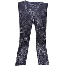 Load image into Gallery viewer, First Kick Maternity Pants Womens Large Snakeskin Print Wide Waistband Stretch
