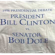 Load image into Gallery viewer, Vtg 1996 Debate Shirt Mens Extra Large Clinton Dole Presidential Single Stitch
