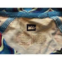 Load image into Gallery viewer, REI Shirt Boys Extra Extra Small Blue Red Geometric AOP Outdoors Pullover
