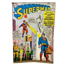 Load image into Gallery viewer, 1964 Superman DC Comic Book #168 12 cent Advertising Lex Luthor
