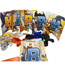 Load image into Gallery viewer, Tom and Jerry Happy Birthday Banner Balloons Cake Topper Party Decor 42 PC NEW
