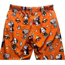 Load image into Gallery viewer, Snoopy Halloween Pajama Pants Womens Medium AOP Color Block Ghosts Mummy
