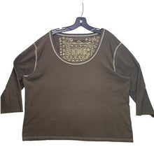 Load image into Gallery viewer, Sigrid Olsen Shirt Womens 2XL Minimalist Mature Scalloped Everyday Streetwear
