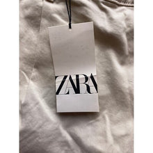 Load image into Gallery viewer, Zara Pants Womens 32 (37x28) Beige Trousers Casual Cropped Stretch NWT
