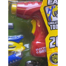 Load image into Gallery viewer, Take Apart Motorcycle Toy Drill 2 in 1 Model Change Lights Sounds 20 Pieces
