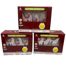 Load image into Gallery viewer, 3 Pack Llama LED String Lights Battery Operated Indoor Outdoor Christmas
