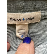 Load image into Gallery viewer, Silence Noise Shirt Womens Medium Drop Shoulder Oversized Flowy Sage Green

