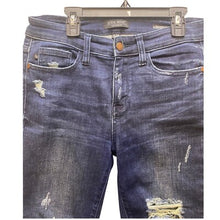 Load image into Gallery viewer, Judy Blue Jeans Women's 7/28 (31x29) Distressed Skinny Fit Grunge Ripped Denim
